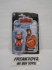 Star Wars Retro Collection Luke Skywalker  Snowspeeder  Slight Card Damage