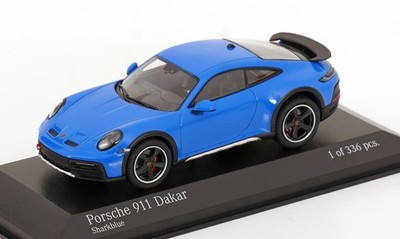 1:43 Minichamps Porsche 911 (992) Dakar 2022 blue