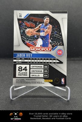 2024-25 Panini Prizm Monopoly BASKETBALL #65 Jaden Ivey | eBay