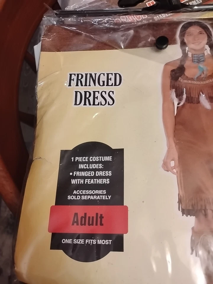 Костюм (вестерн) с бахромой платье для взрослых костюм для Хэллоуина с безголовый и лодыжки - Изображение 2 из 4