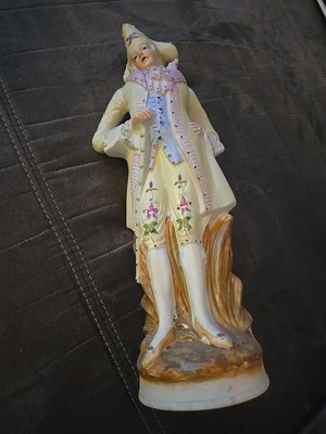 Vintage Orion Japan Colonial Man Porcelain Figurine holding walking stick 