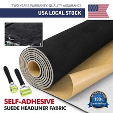 19x78" 3mm Adhesive Suede Headliner Fabric for Car Interior Roof Upholstery Kit
