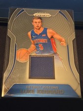 2017-18 Prizm Rookie Jersey GU Luke Kennard #SW-LK Card RC Detroit Pistons Uni. rookie card picture