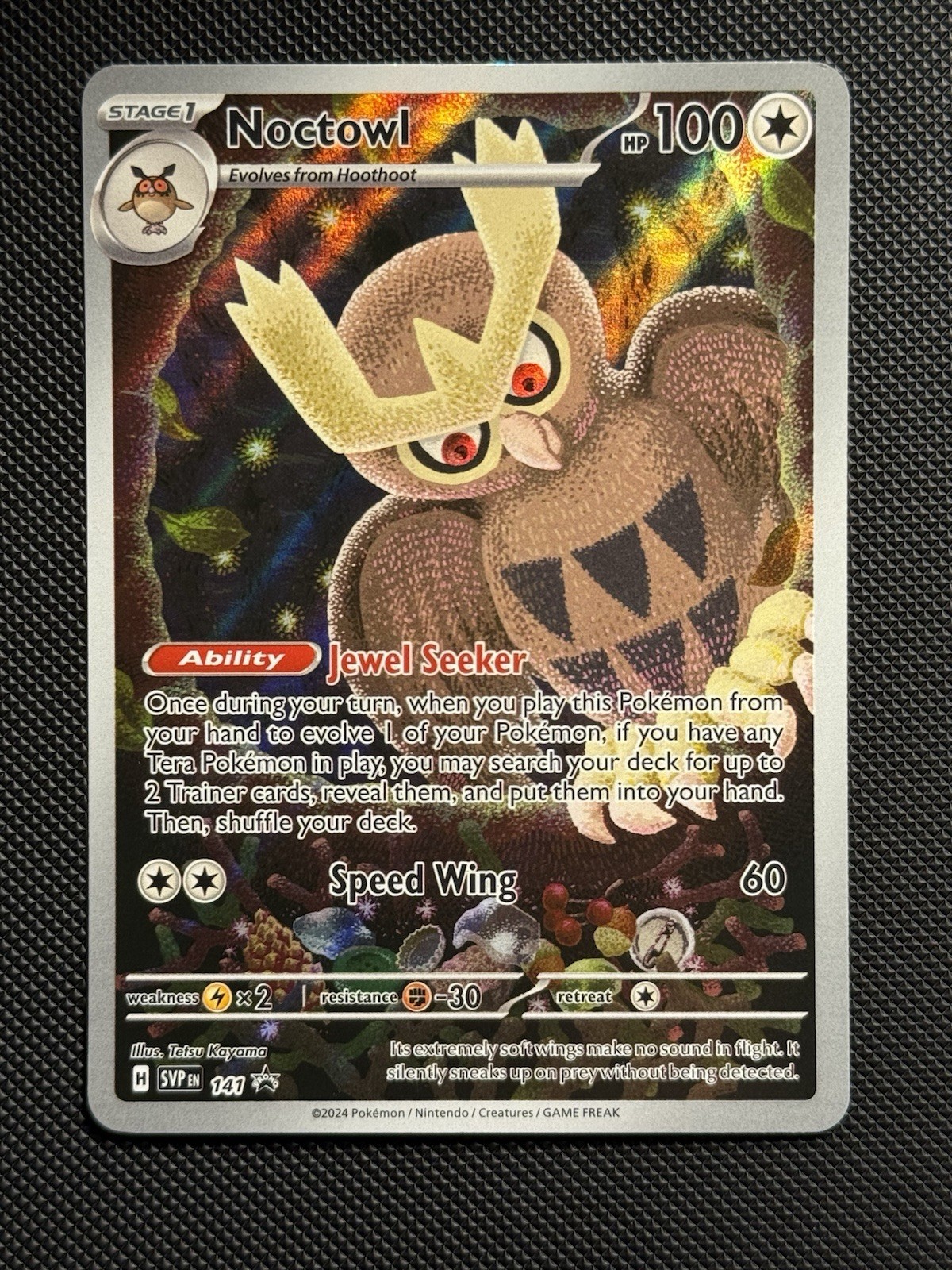 Noctowl 141 Holo Promo Scarlet & Violet Promo Pokemon Holo UNPLAYED MINT 💎