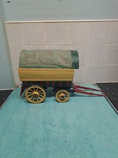 Handmade Vintage Wooden Romany Gypsy Bow Top Caravan  