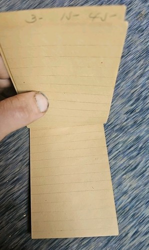 JOT pocket Pad Jcb Co. 1920's-1930's Notepad Paper Vintage Antique Depression - Picture 4 of 6