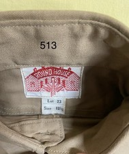 Roundhouse Deadstock size 12 1/2 lot 23 Half Size shirt ,Brown