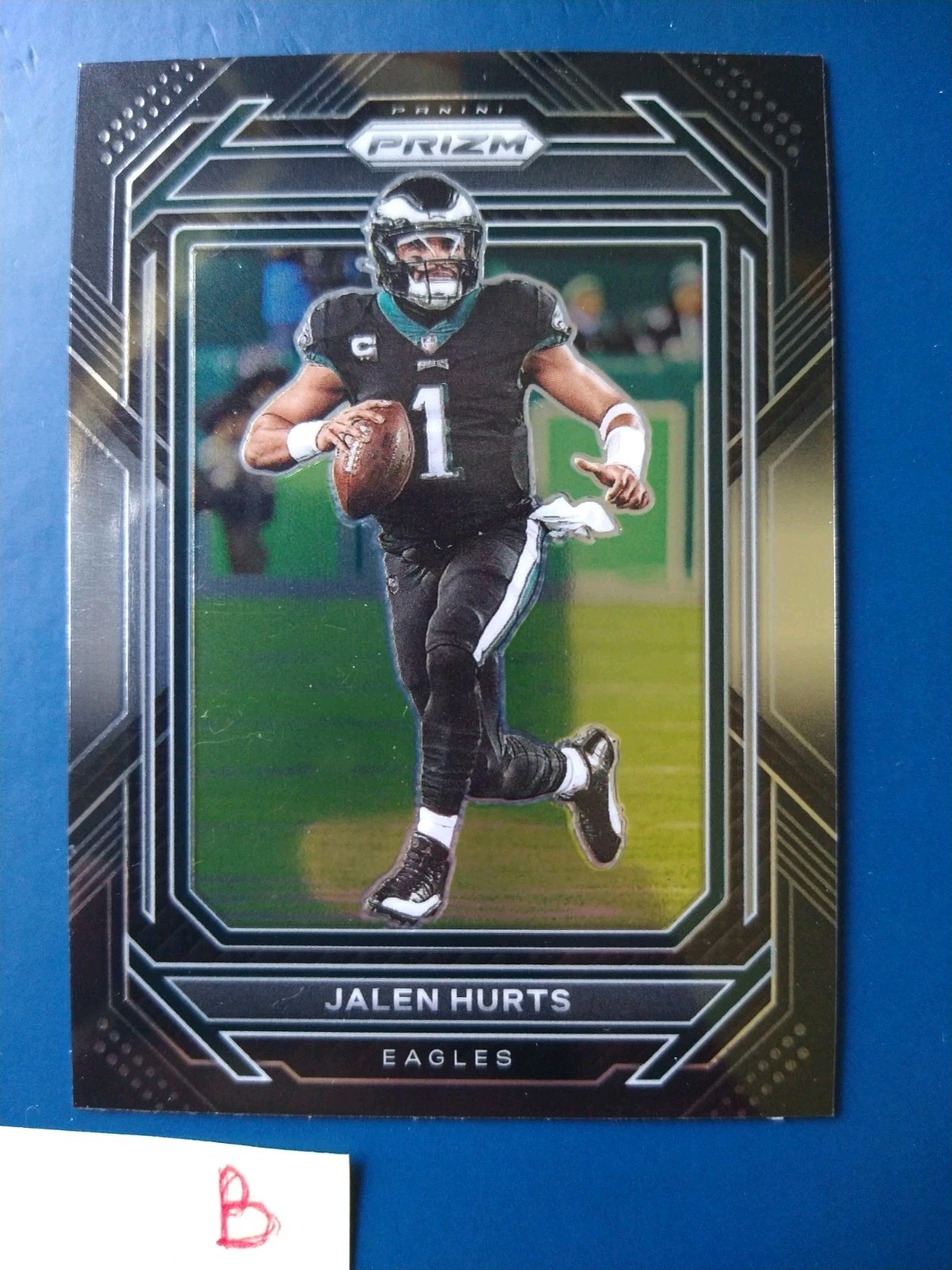 2022 Panini Chronicles Prizm Black Jalen Hurts #PB-1 Philadelphia Eagles