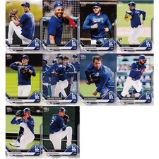 2025 MLB Topps Now Road To Opening Day Los Angeles Dodgers Team Set (10 Cards)