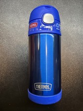 Thermos FUNtainer Vacuum Insulated Thermos Bottle For Kids 12 oz BLUE - NEW