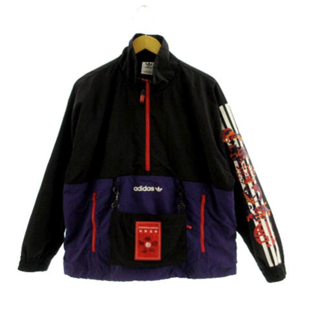 ADIDAS×W.M. 17AW Pullover Jacket-Blk/L adidas-quarter-zip-pullover-