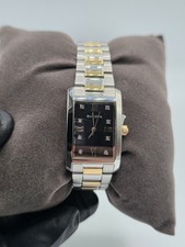 Bulova Classic Two-Tone Stainless Steel Diamond Ladies Quartz Watch 98P230 New