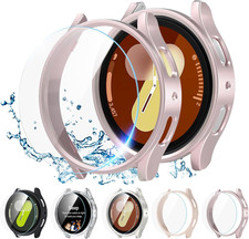 Samsung Galaxy Watch 7 44Mm Screen Protector - 5 5 Pack HD Tempered Glass  Hard
