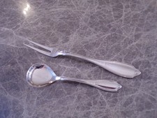 WMF Modell Englische Rose Vorleger Fleischgabel + Zuckerl&ouml;ffel in Cromargan TOP