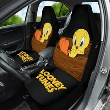 Tweety Bird Car Seat Covers For Fan Set Of 2 Tweety Bird Car Seat Covers For Fan Set Of 2