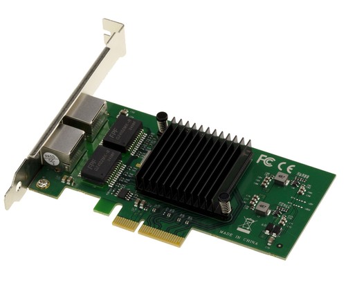 Carte contrôleur réseau PCIe x4 2 Ports Dual Gigabit Ethernet avec chipset Intel - Afbeelding 4 van 4