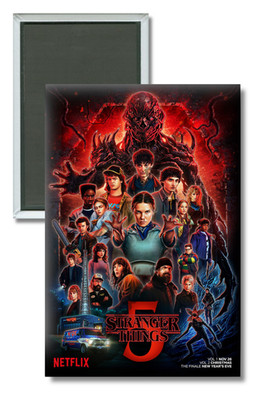 Stranger Things Netflix Season 5 2'' x 3'' Refrigerator Magnet