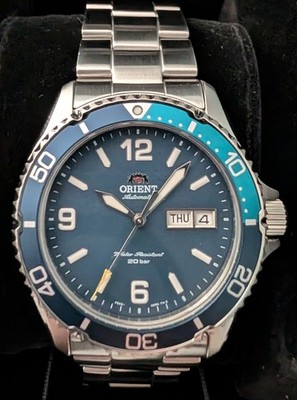NEW Orient Mako III Automatic F6922 42mm Blue Dial 200m Diver Box Papers