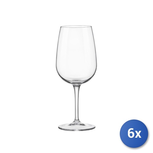 6X GläSer Aus Transparentem Glas Inventa Large CL50 – Bormioli Rocco-image