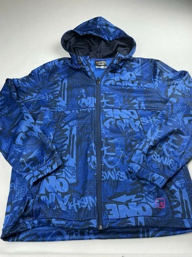 AND1 Men's Jumpshot Graffiti Full-Zip Hooded Jacket - product listing photo
