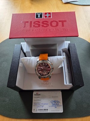 Tissot T-Touch II Titanium T047.420 Full Set Box Papiere Multifunktionsuhr Swiss
