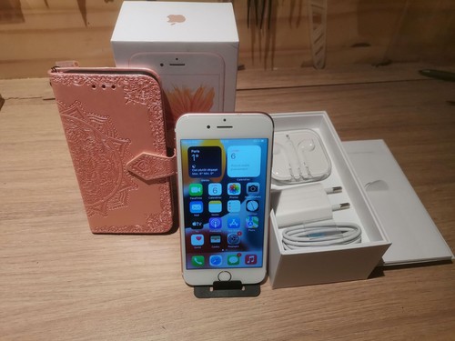 iPhone 6s Excellent état - 128 Go - Or/rose + Etui et verre trempé neufs - Photo 4/4