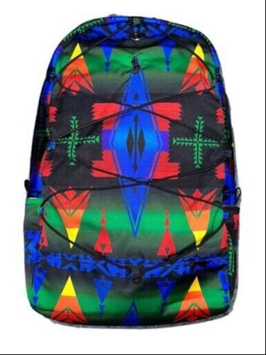 Polo Ralph Lauren Aztec Southwestern Native Retro Beacon Pattern Travel Backpack