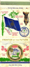 Livret d'allumettes vintage fête du 100e anniversaire de l'Oregon 1959 centenaire