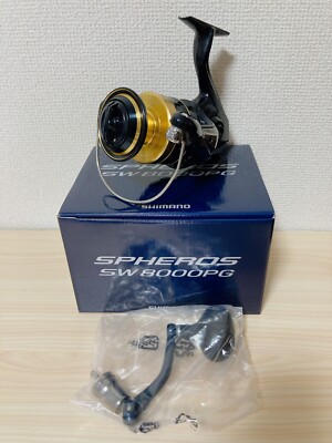 reel shimano spheros 8000 pg Spinning Reel 21 Spheros SW 8000PG Gear Ratio 4.9:1 Fishing Reel IN BOX