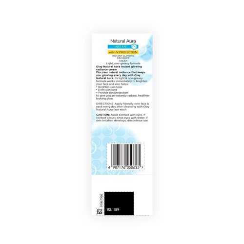 Olay Natural Aura Vitamin B3, Pro B5, E with UV Protection,40 gm - Picture 5 of 5