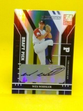 Wes Whisler 2004 Elite Draft Pick AUTOGRAPH #326 Chicago White Sox ***114/478***