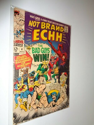 Not Brand Echh # 4 Marvel Comics 1967 Silver Age The Bad Guys 