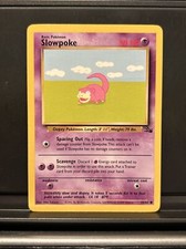 Pokémon TCG Slowpoke Fossil 55/62 Base Set 1999