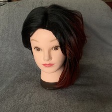 Model Model Wig Black with Red Tint Curling I...