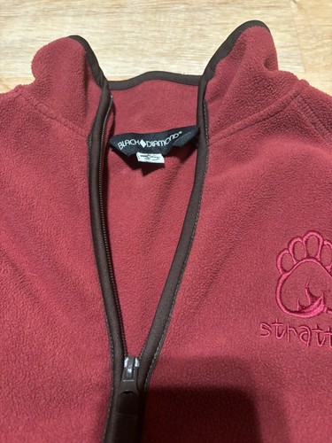 Black Diamond Fleece Youth Large Sweater Full Zip Ski Winter Stratton Mountain - Picture 5 of 7