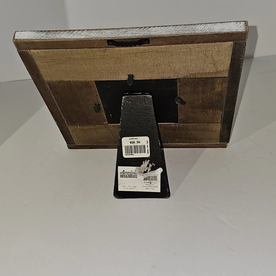 DAD GIFT Patriotic Picture Frame 'Best DAD in The USA' 3.5"x2.5' Photo Freestand - Image 4 of 4