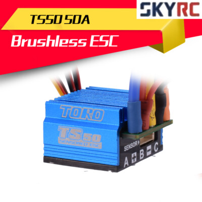 SkyRC TS50 50A Brushless Sensored ESC mit 6V/2A BEC für 1/10 RC Buggy Auto
