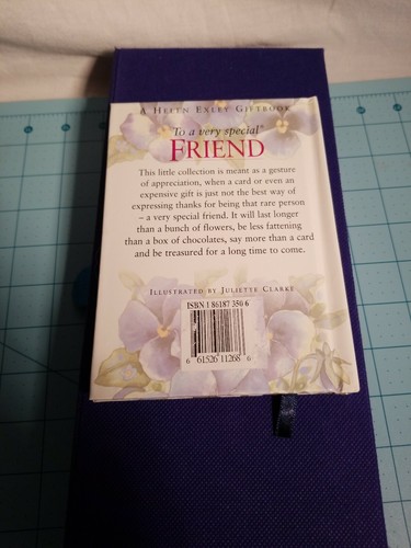 To A Very Special Friend - A Helen Exley Giftbook, 1991 Edition, Hardcover - Picture 3 of 10