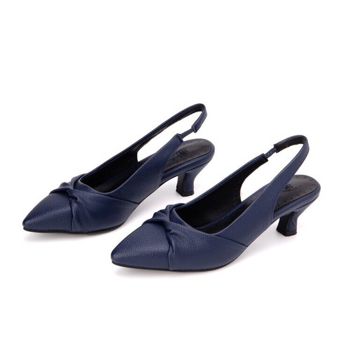 US Big Size Pointed Toe Slingbacks Sandals Womens Stilettos Mid Heel Party Shoes - Picture 34 of 37