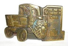 IH Logo International Harvester 5288 Tractor Number 1 One Belt Buckle Spec Cast