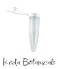 10x Microcentrifuge Tubes 1.5ml - SAMPLE ANALYSIS - Push In Cap Lid