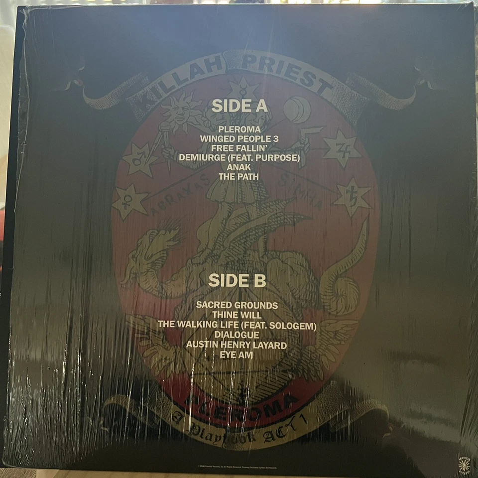 Kills Priest Abraxas 2024 New Autographed Vinyl Rare Foto 4 de 4