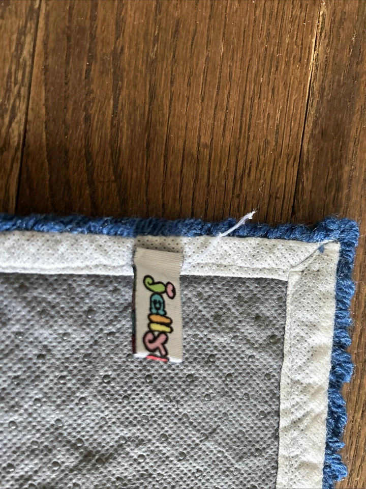 Морской ковер рыбы желе ковер 33 X 21 дюймов области акцент моющийся красный и синий - Изображение 4 из 4