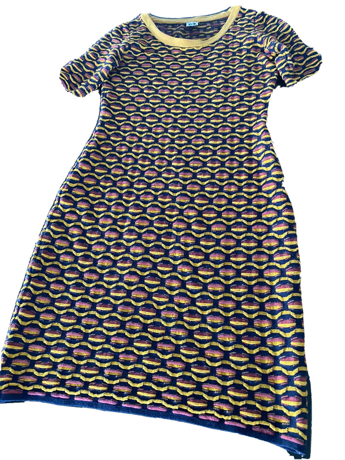 MISSONI KNIT DRESS Sz 40 SHORT SLEEVES FULLY LINED eBay