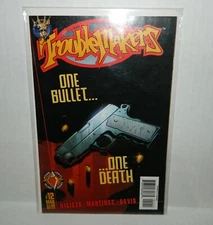 TROUBLEMAKERS Comic Book ONE BULLET...ONE DEATH #12 Acclaim