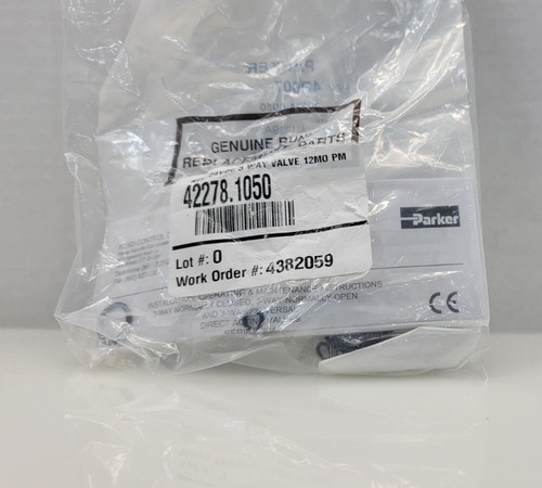 Kit de reparación de émbolos y sellos Bunn 42278.1050, válvula de 3 vías, temperatura segura ENVÍO GRATUITO - Imagen 2 de 3