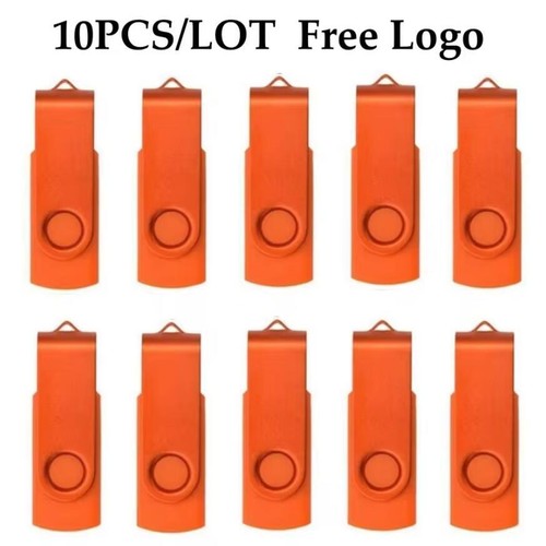 10PCS Colorful Metal USB Flash Pen Drive Memory Stick Custom Your Logo Best Gift - Picture 19 of 20