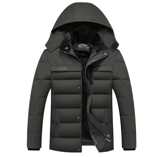 2020 Coat Men's Coat Winter Jacket Men's Thick Hooded Jacket To Keep Warm Top - Picture 19 of 21