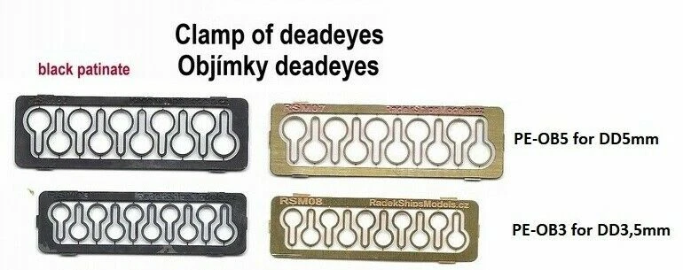 Heller HMS Victory 1:100 - set of brass photo-etched parts for rigging and more - Bild 2 von 4