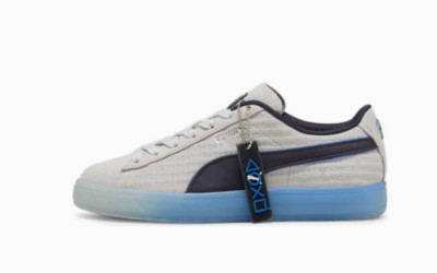Sz 6 - PUMA x PlayStation Suede 'Glacial Grey' 396655-01